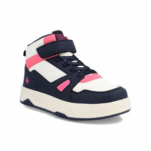 Zapatilla Ni&ntilde;a Bubblegummers Centennial Azul Marino - Blanco